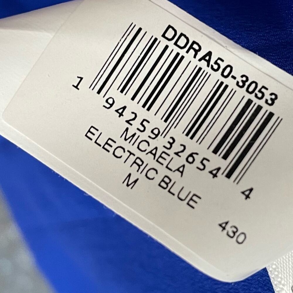 Dress the Population Micaela Dress Electric Blue Women’s Sz M - Picture 9 of 10